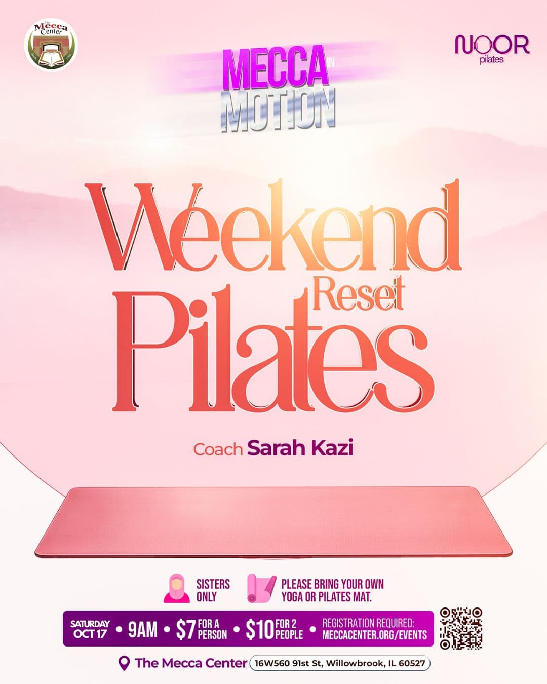Sisters Weekend Reset Pilates